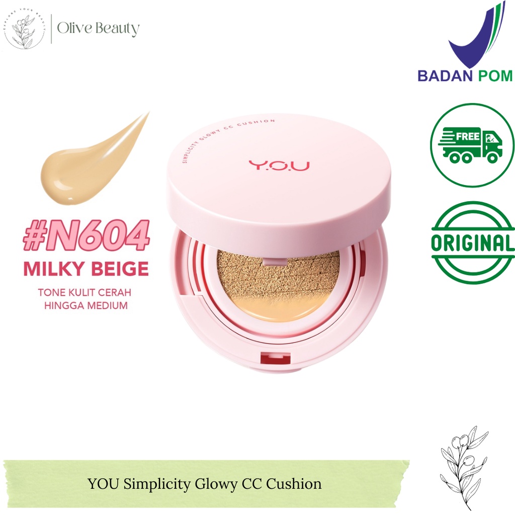 YOU Simplicity Glowy CC Cushion | Natural Makeup Foundation