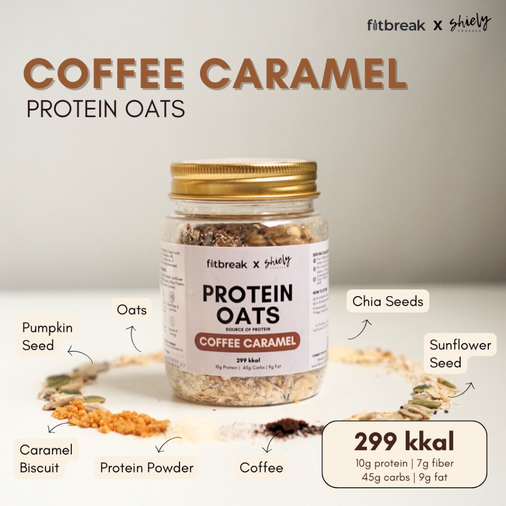 

Fitbreak Coffee Caramel Protein Oats ~ TC777