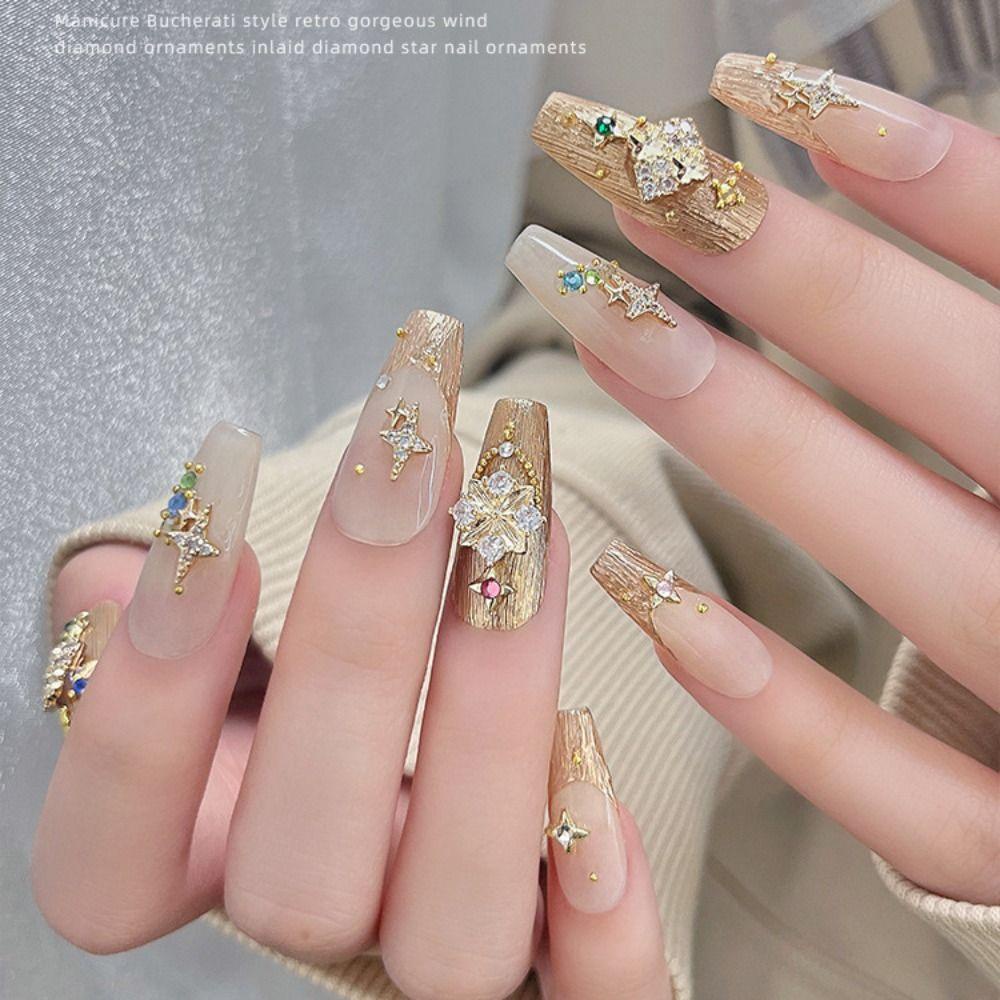 Mxbeauty Dekorasi Nail Art Alfabet DIY Rumbai Berlian Imitasi Zirkon Manicure Ornaments