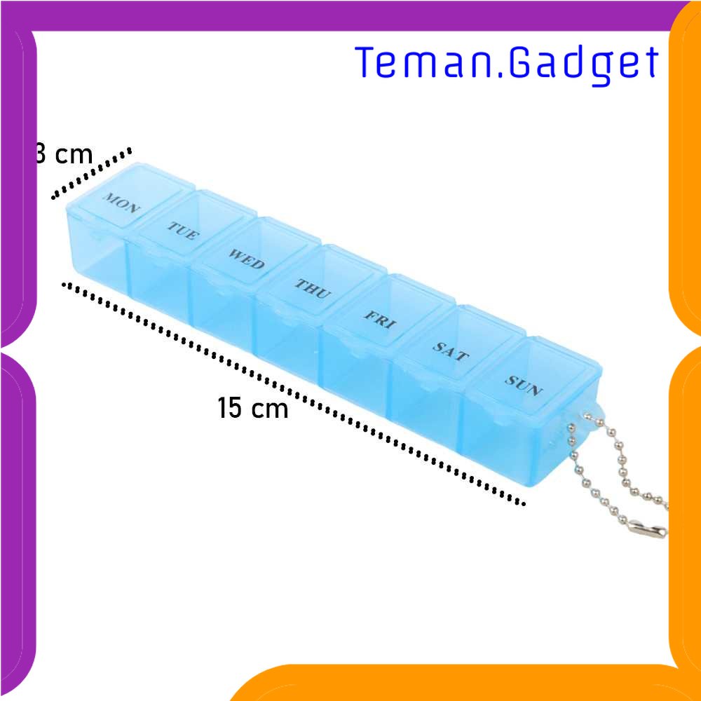 TG - KTK Kotak Obat 7 Day Medicine Tablet Storage - MS01