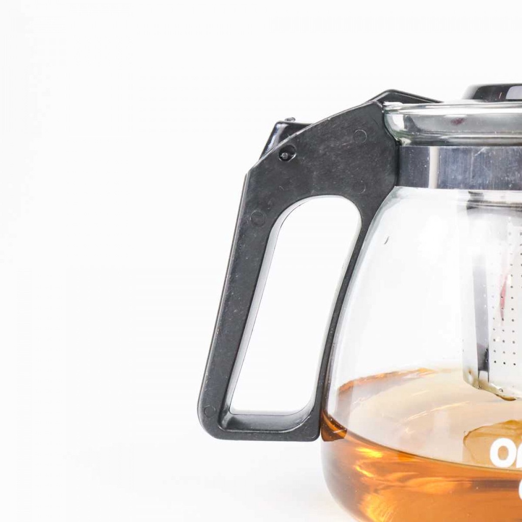 Set Teko Kaca dengan 4Pcs Gelas 200ml Teapot Pitcher 950ml