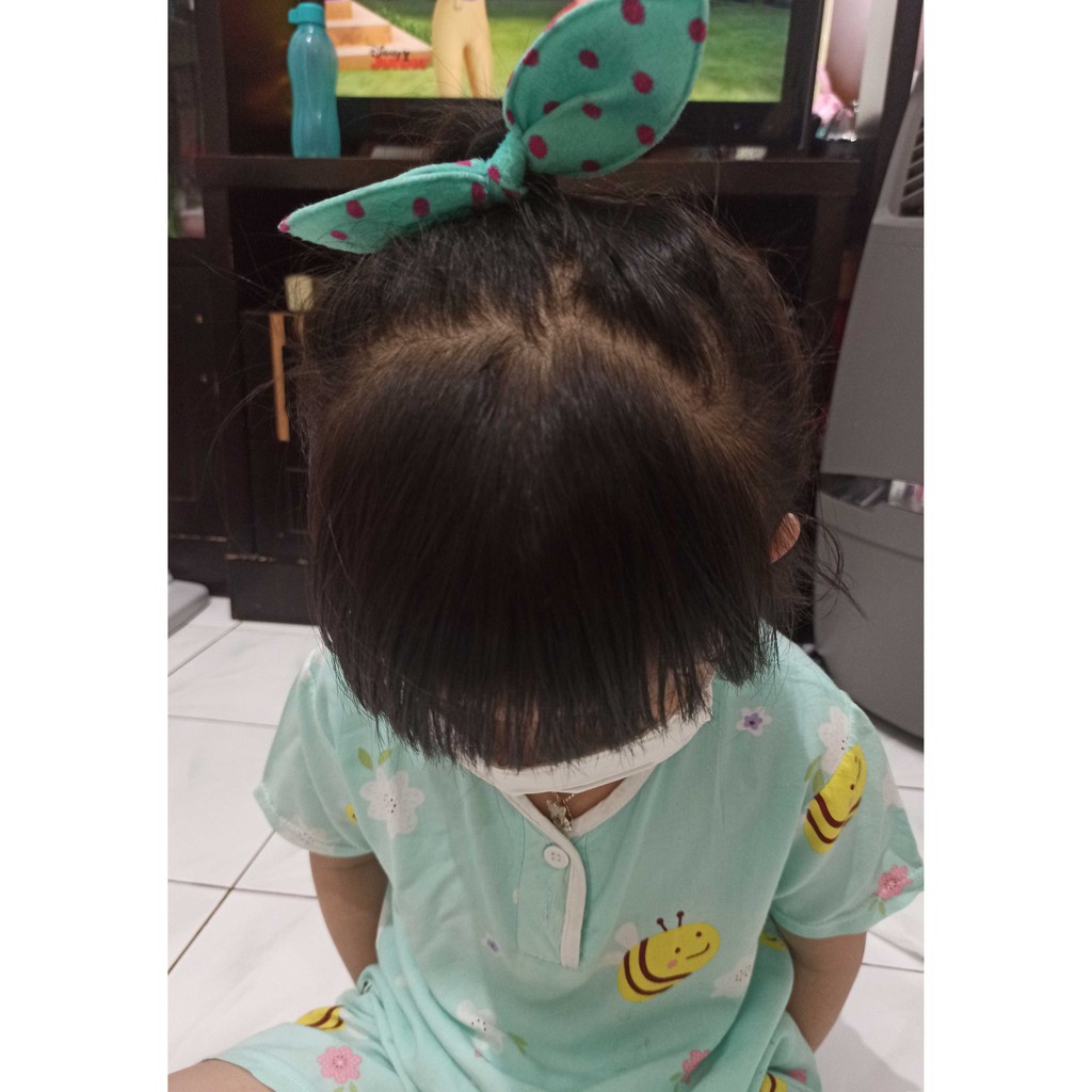 KUNCIRAN KARET IKAT RAMBUT KELINCI DENGAN MUTIARA | IKAT RAMBUT CHIBI MOTIF MUTIARA