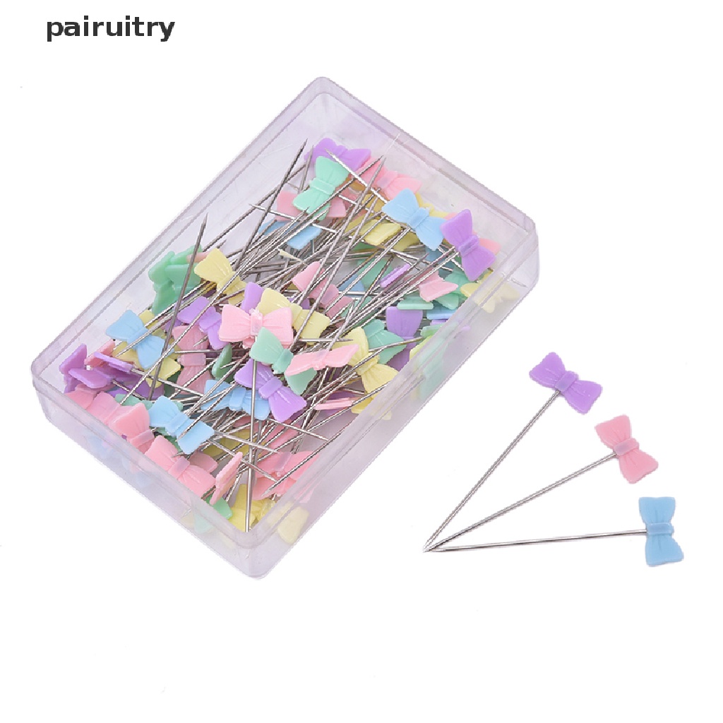 Prt 100Pcs/lot Aksesoris Jahit Patchwork Pin Dengan Kotak DIY Kancing Kepala Pin DIY PRT