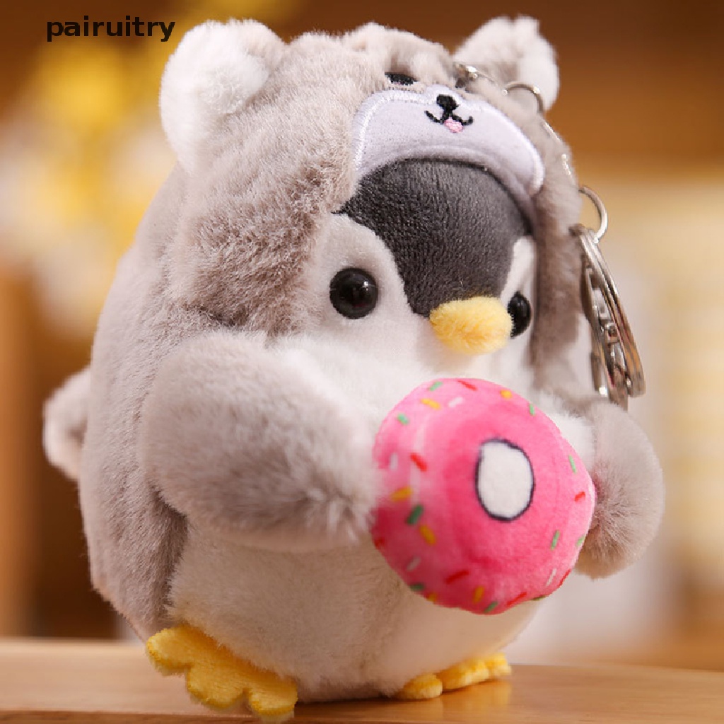 Prt Lucu Pinguin Boneka Kunci Gantungan Kunci Gadis Kartun Mobil Keyring Kawaii Wanita Tas PRT