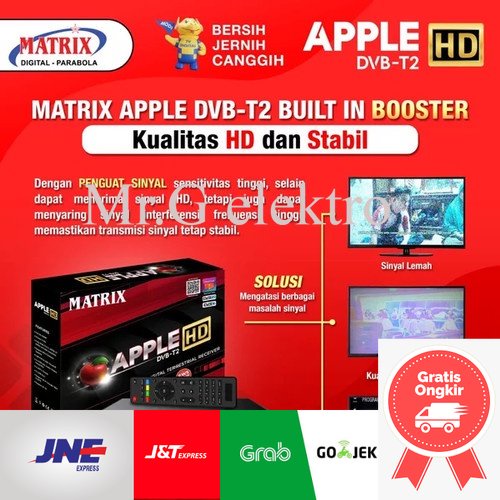 Set Top Box Taffware Bien7 Penerima Siaran Digital TV HDTV 1080P DVB-T2 |MATRIX Luby advance evercro