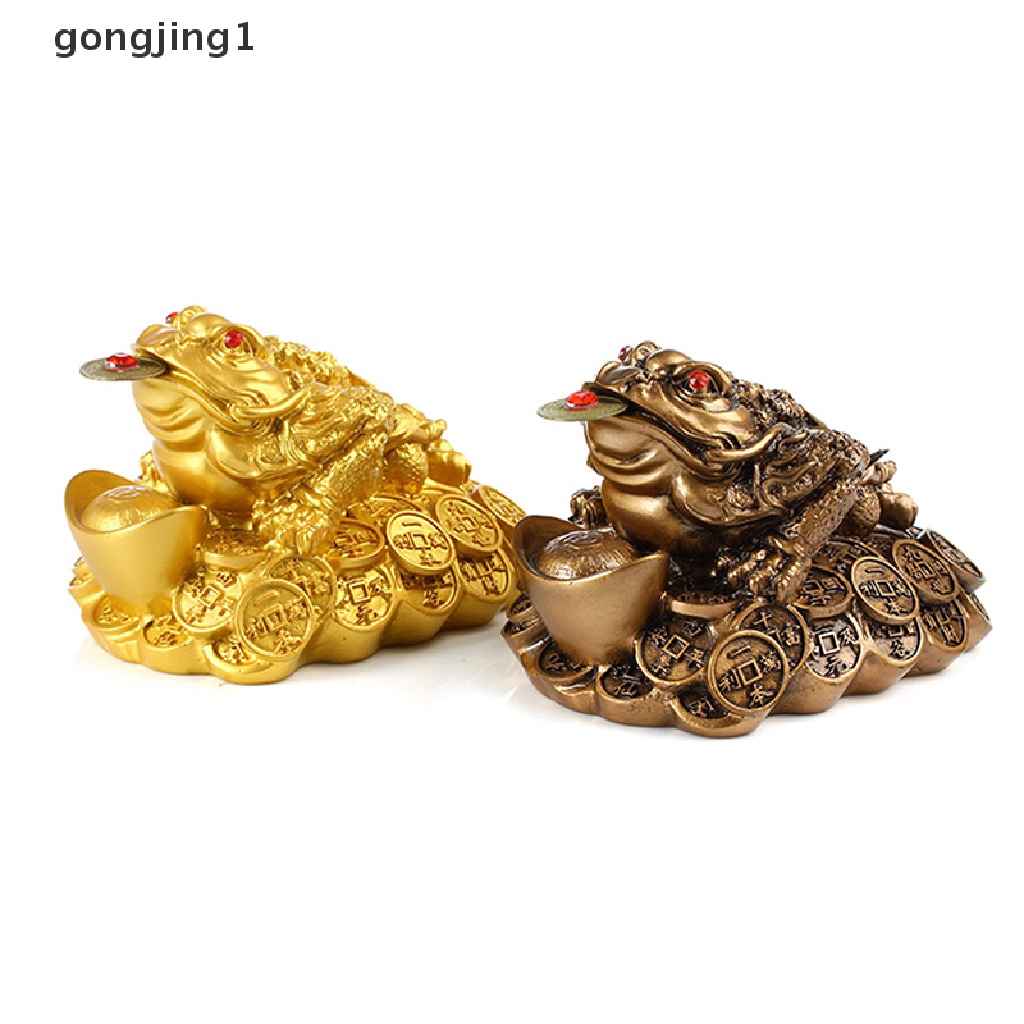 Ggg Feng Shui Uang Keberuntungan Keberuntungan Cina Untuk Kodok Kodok Koin Ornamen Hadiah Keberuntungan ID