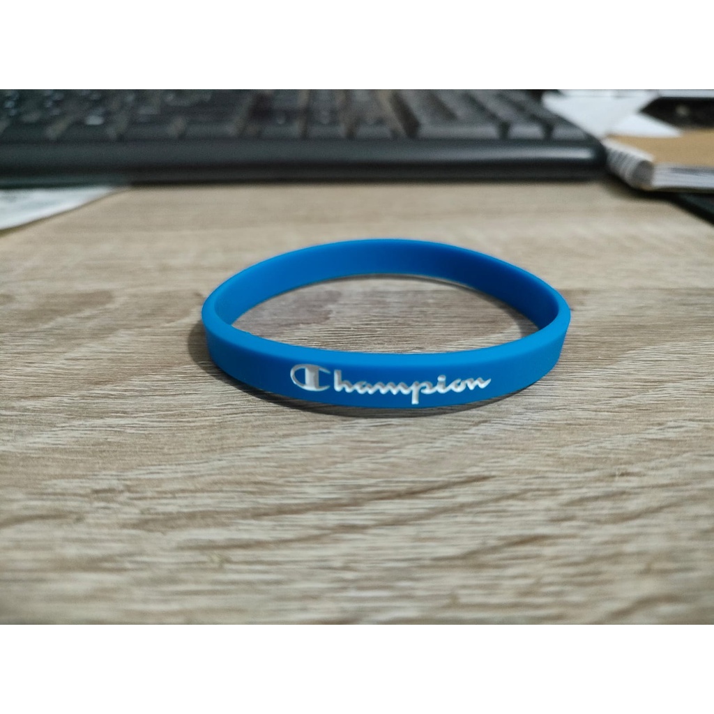 GELANG KARET CHAMPION - BRACELET RUBBER - AKSESORIS FASHION