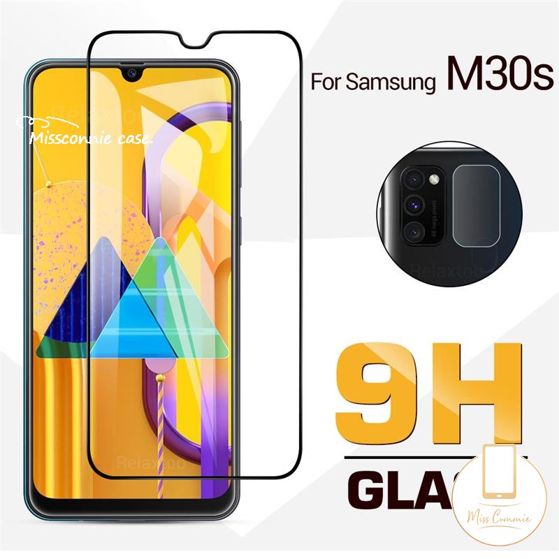 Samsung A13 A14 A54 A34 A12 A04E A23 A50 A50s A30s A21s A10 A31 A03S A52s A52 A32 A72 A22 A73 M10 2in1 Screen Protector Pelindung Layar Lensa Kamera Tempered Glass