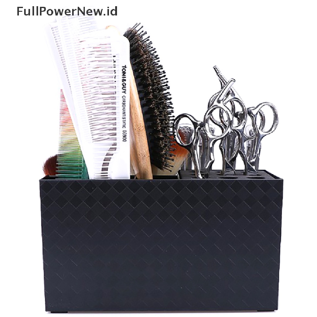 Power Salon Barber Gunting Sisir Klip Rak Storage Box Alat Kosmetik Penata Rambut ID