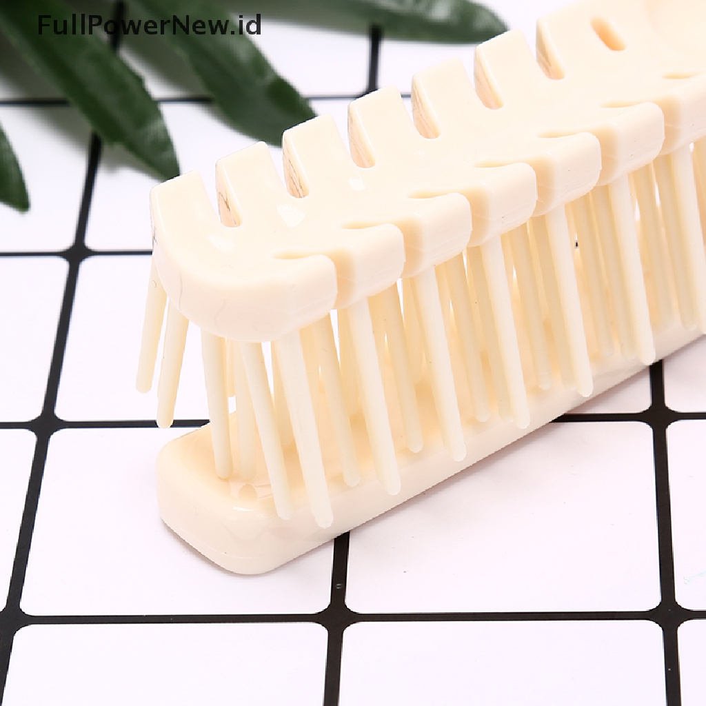 Power Sikat Rambut Lipat Plastik mini compact pocket size travel comb Minimarket ID