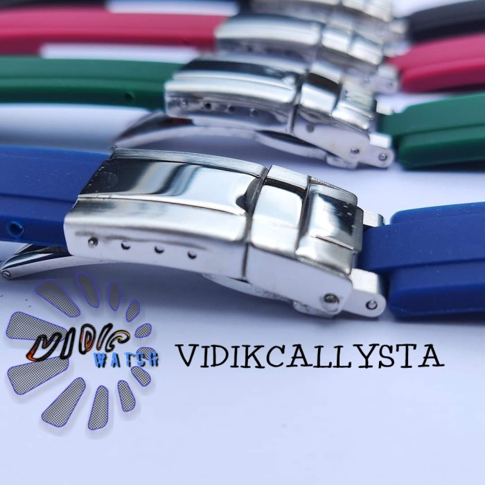 NEW STRAP TALI JAM TANGAN RUBBER SILICONE 20MM 20 MM