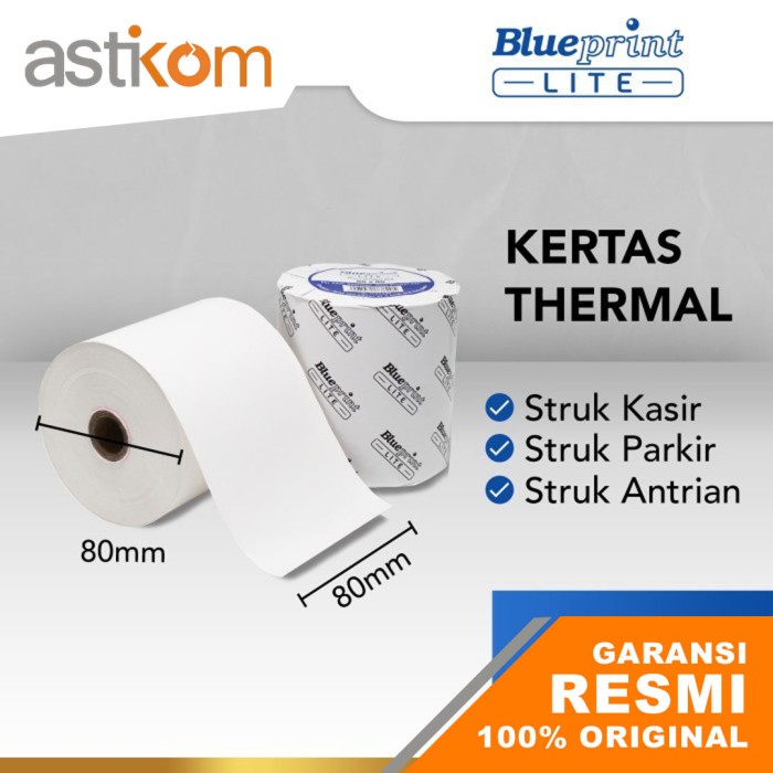 

Kertas Roll Kasir Thermal Blueprint 80X80mm