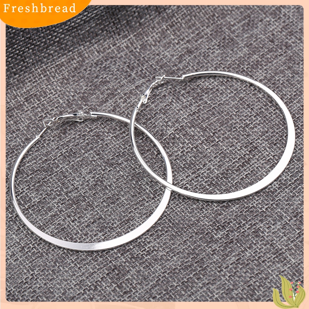{In Stock} 3pasang Ukuran Yang Berbeda Mode Lingkaran Liontin Hoop Earrings Eardrop Jewelry