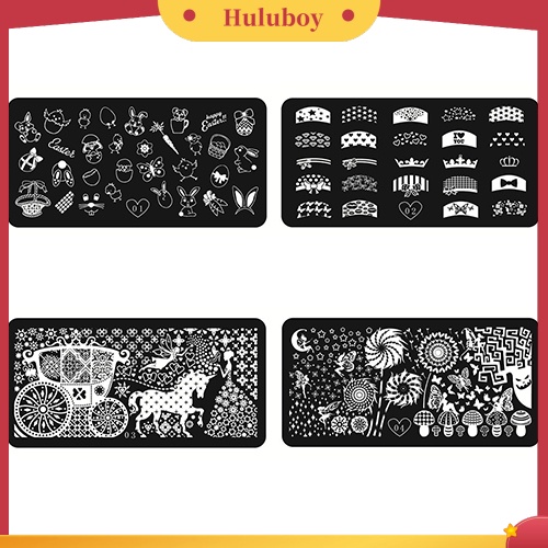 {In Stock} Nail Art Printing Gambar Polish Stamp Plate Scraper Stamper Manicure DIY Template