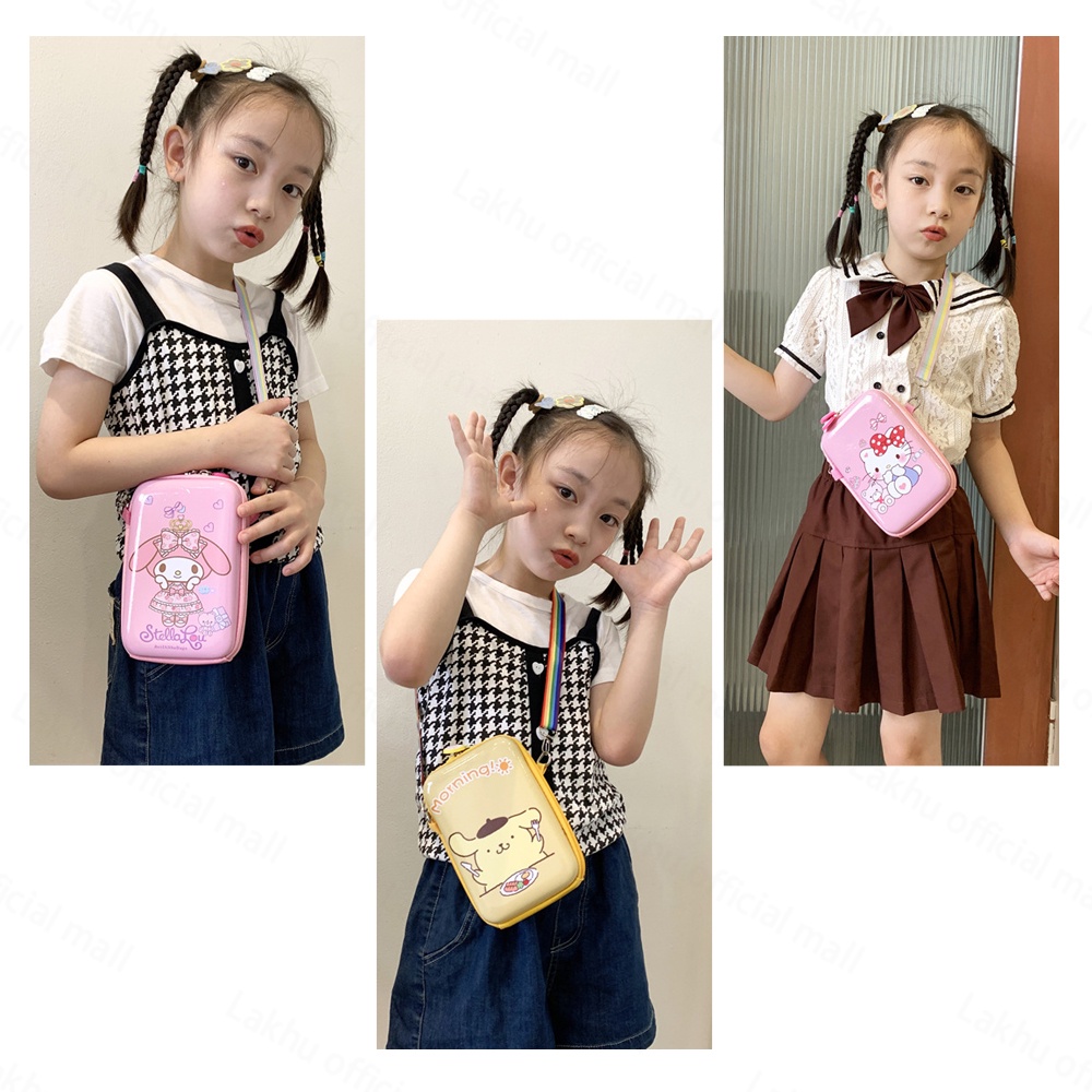 Lakhu Tas Selempang Anak Sling Bag Hardcase Perempuan Lucu