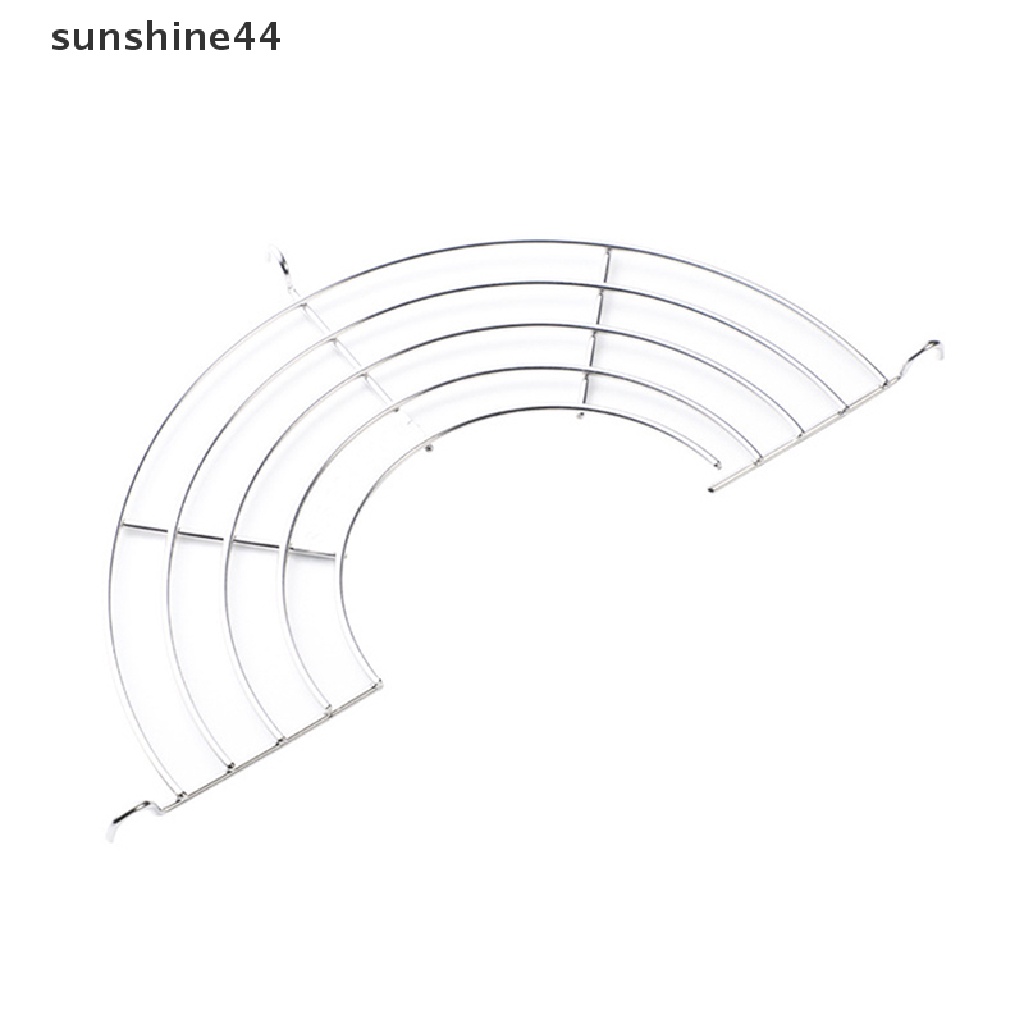 Sunshine 304stainless Steel Tebal Garis Setengah Lingkaran Panci Penggorengan Saluran Pembuangan Rak Steam Rack ID