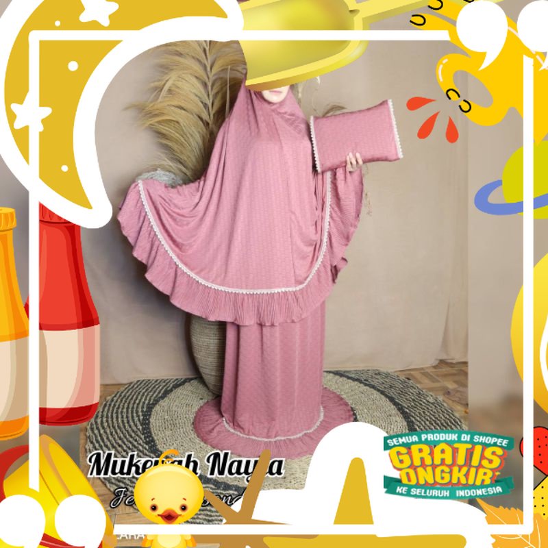 MUKENA NILA & mukena almuna ori DOI/ Trendy Katun