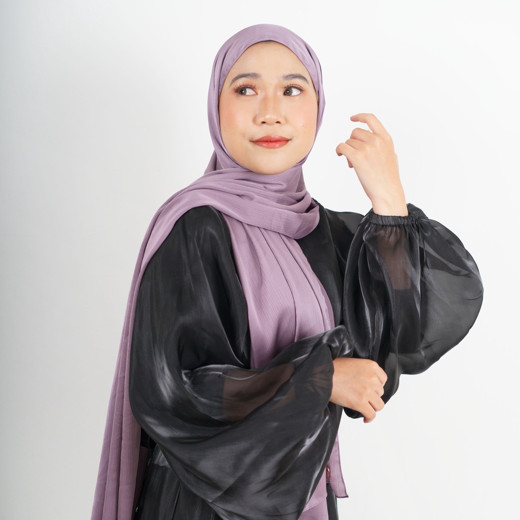 Derma Scarf - Pashmina silk orchid