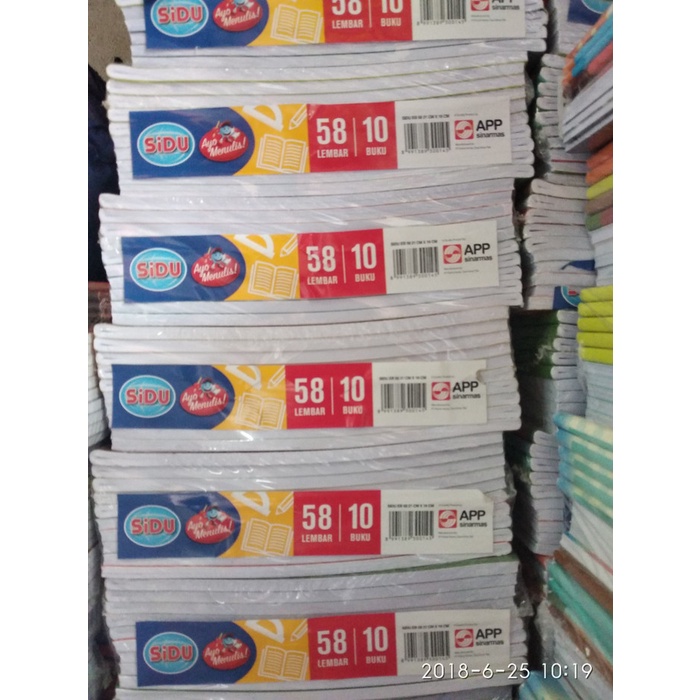 

(MS) Buku Tulis Sinar Dunia / SIDU / 58 Lembar 1 Pak 10 Buku