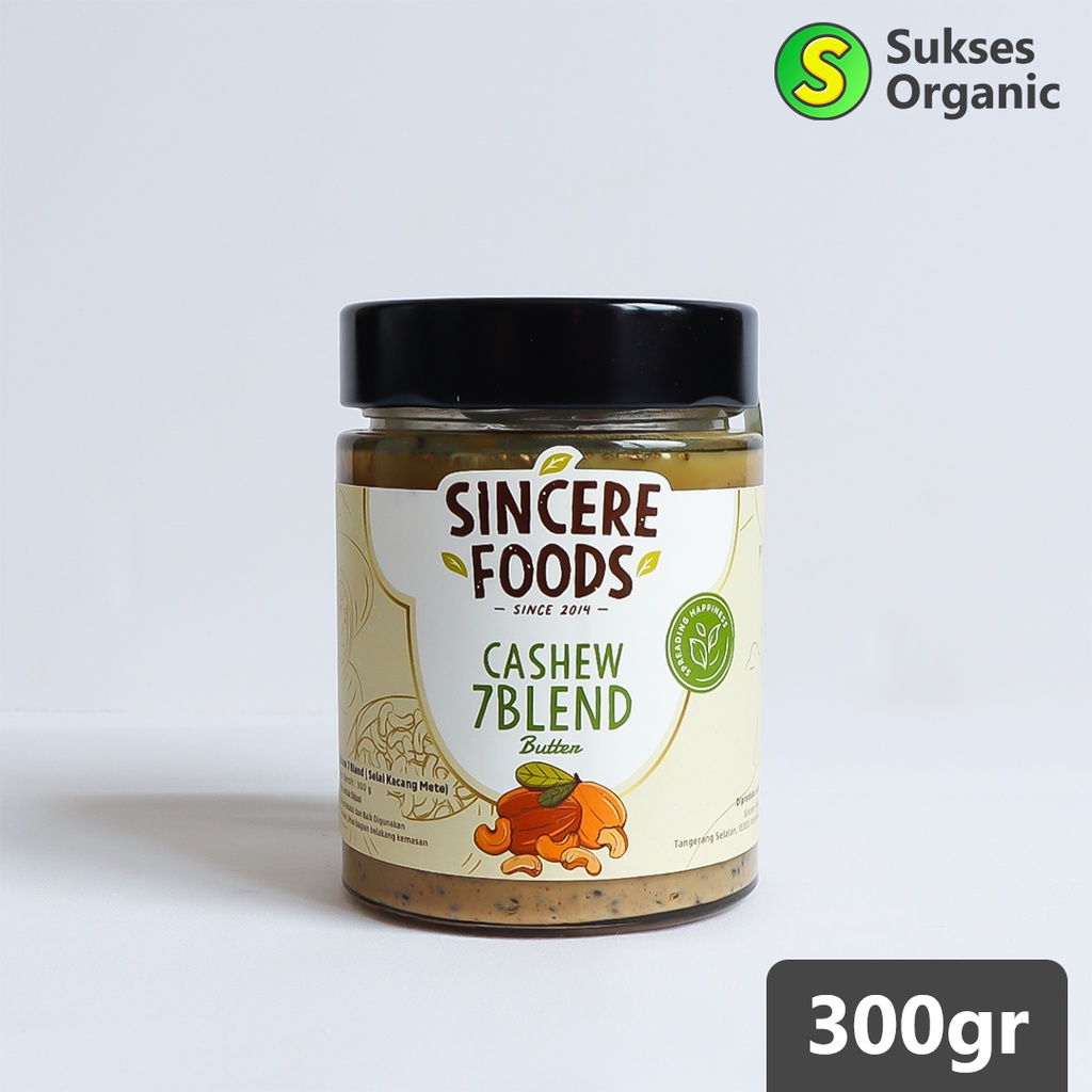 

Selai Kacang 7 CASHEW BLEND Butter SINCERE FOODS 300gr