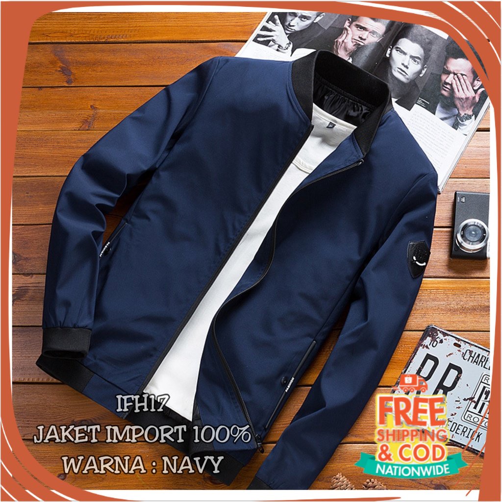 PROMO BIG SIZE JAKET BOMBER JUMBO/ JAKET BOMBER IMPORT PRIA DAN WANITA , JAKET POLYSTER KASUAL 100% 