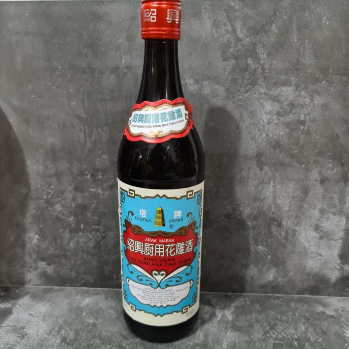 

[Ready Stock]-Cod arak masak pagoda asli shao hsing hua tiao chiew 640ml