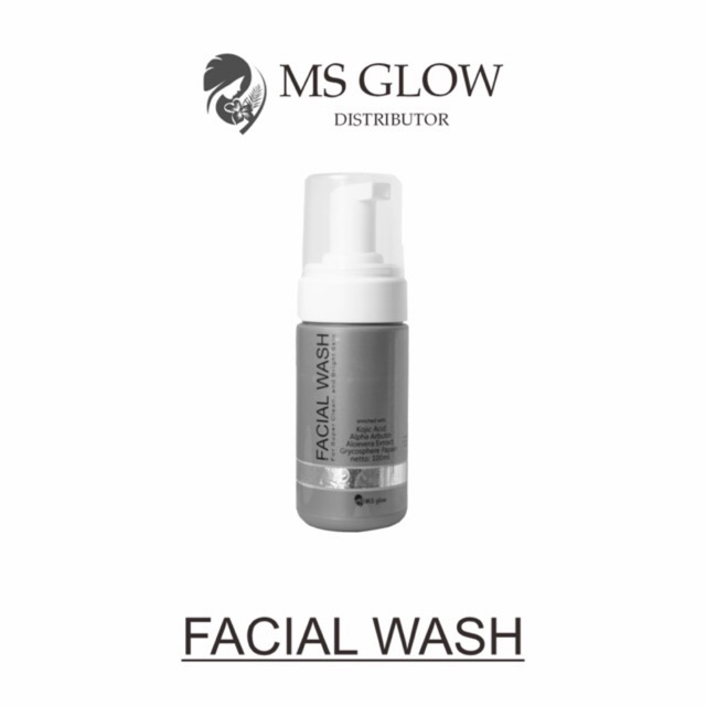 MS Glow Bundling Facial Wash dan Night Cream Malam