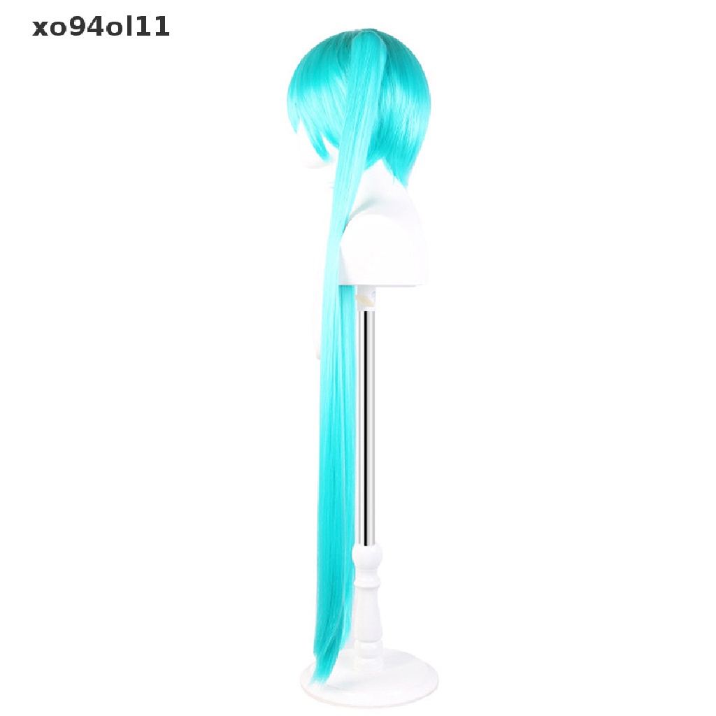 Xo Wig Cosplay Vokaloid Panjang 110cm Hijau Pink Dengan 2klip Miku Wig Rambut Sintetis OL