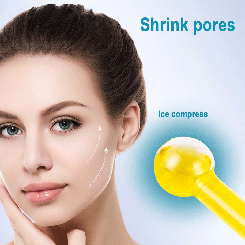 Ice Globes Hockey Roller Energy Massage Beauty Facial Eye Crystal Ball Massager Stick Ice Globes Skin Care