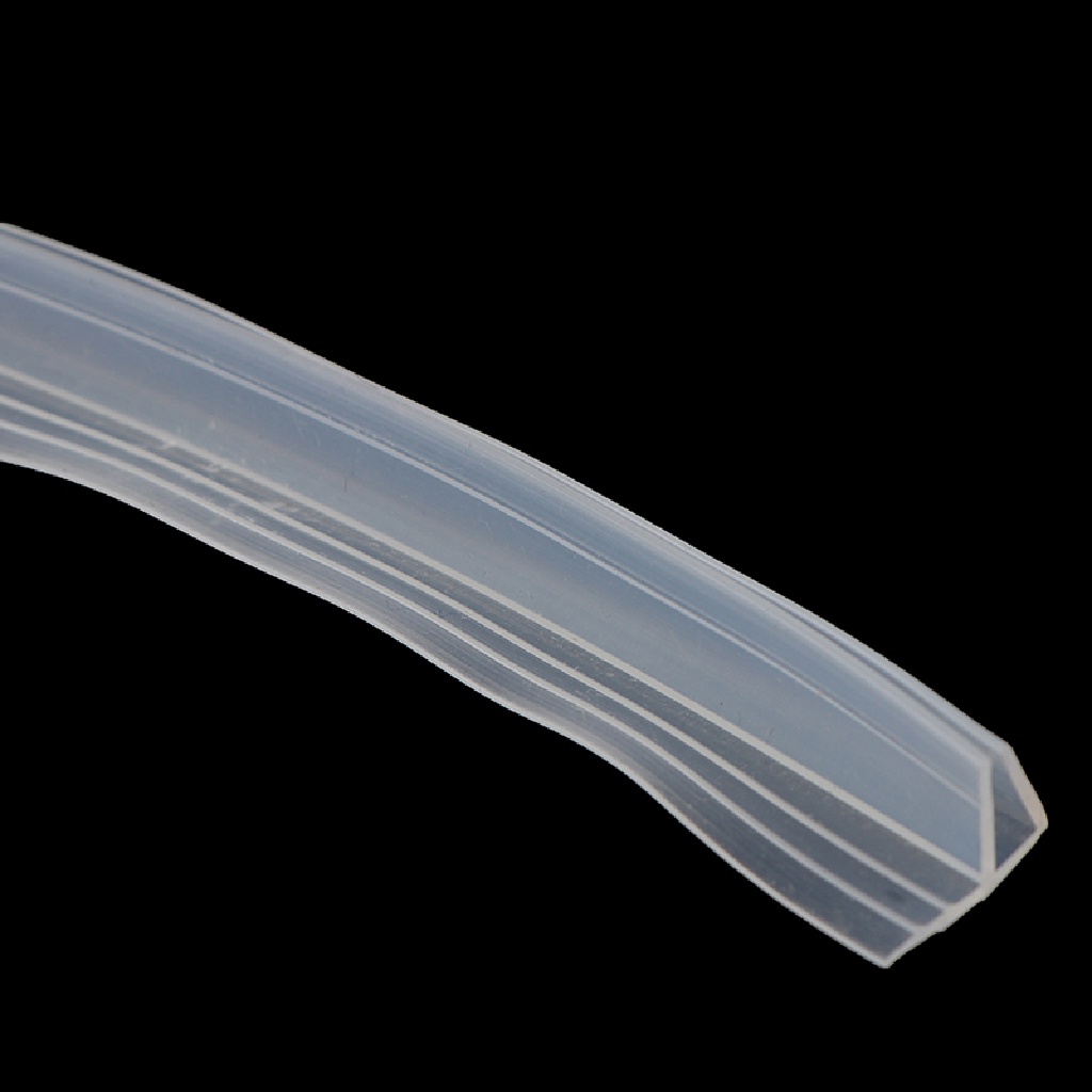 [HeavenDenotation] 1m F U h Bentuk Pintu Kaca Jendela Silicone Seal Strip Pintu Mandi Weatherstrip HDV