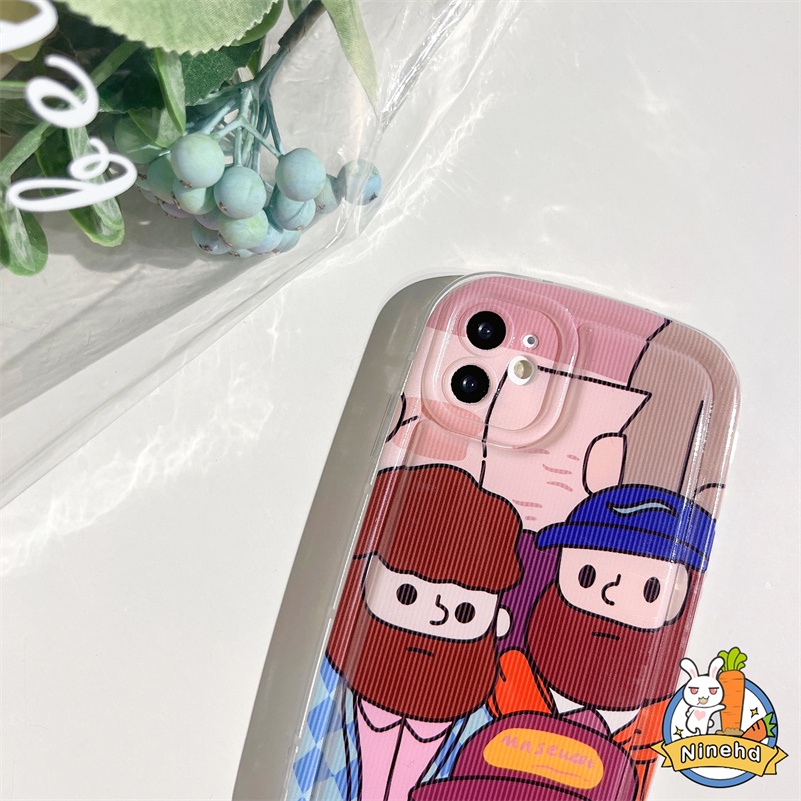 Redmi 12C A1 A1+ 10C 10A 10 9A 9C 9T Redmi Note 11 11s 10 10s 9 9s Pro Xiaomi 11 Lite Poco X3 Pro NFC Cahaya Mewah Ilustrasi Eropa Amerika Casing Ponsel TPU Shockproof Airbag Soft Case