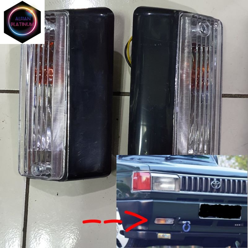 Lampu sein bumper kristal Kijang Grand 1992-2996. Variasi Mobil