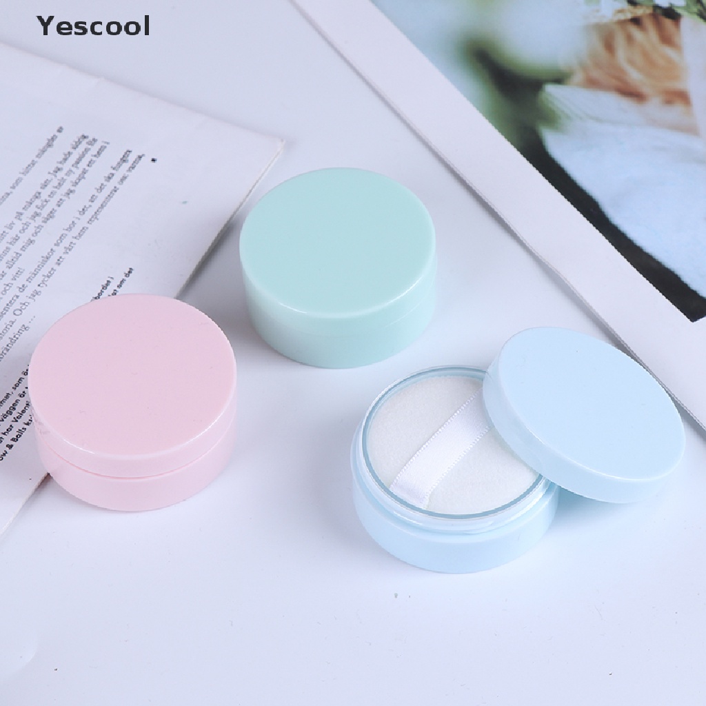 Yescool 50g Pot Longgar Kosong Dengan Saringan Wadah Jar Makeup Kosmetik Travel ID