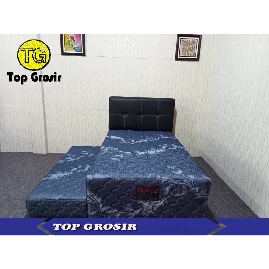 Bedsorong anak kasur springbed anak motif polos  MATRACO ukuran 100/120 kuningan