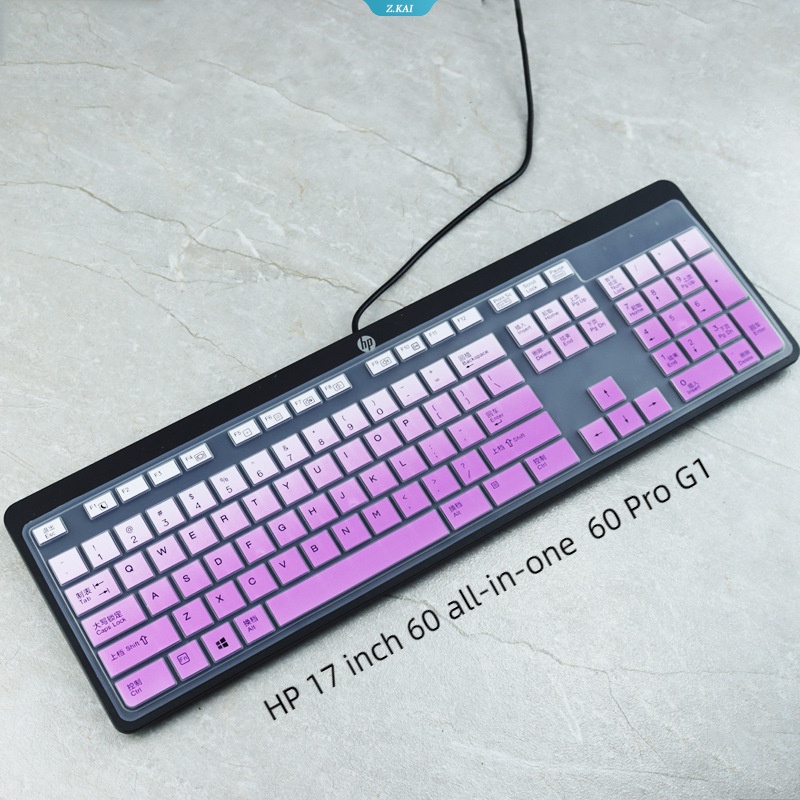 Pelindung Keyboard Silikon Anti Air Untuk HP 17inch 60dalaman Komputer Desktop Zhang 60 Pro G1 Aksesoris Laptop [ZK]