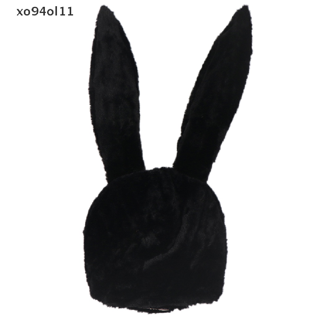 Xo Topi Gadis Lucu Plush Rabbit Bunny Ears Hat Earflap Cap Penghangat Kepala Perlengkapan Foto OL