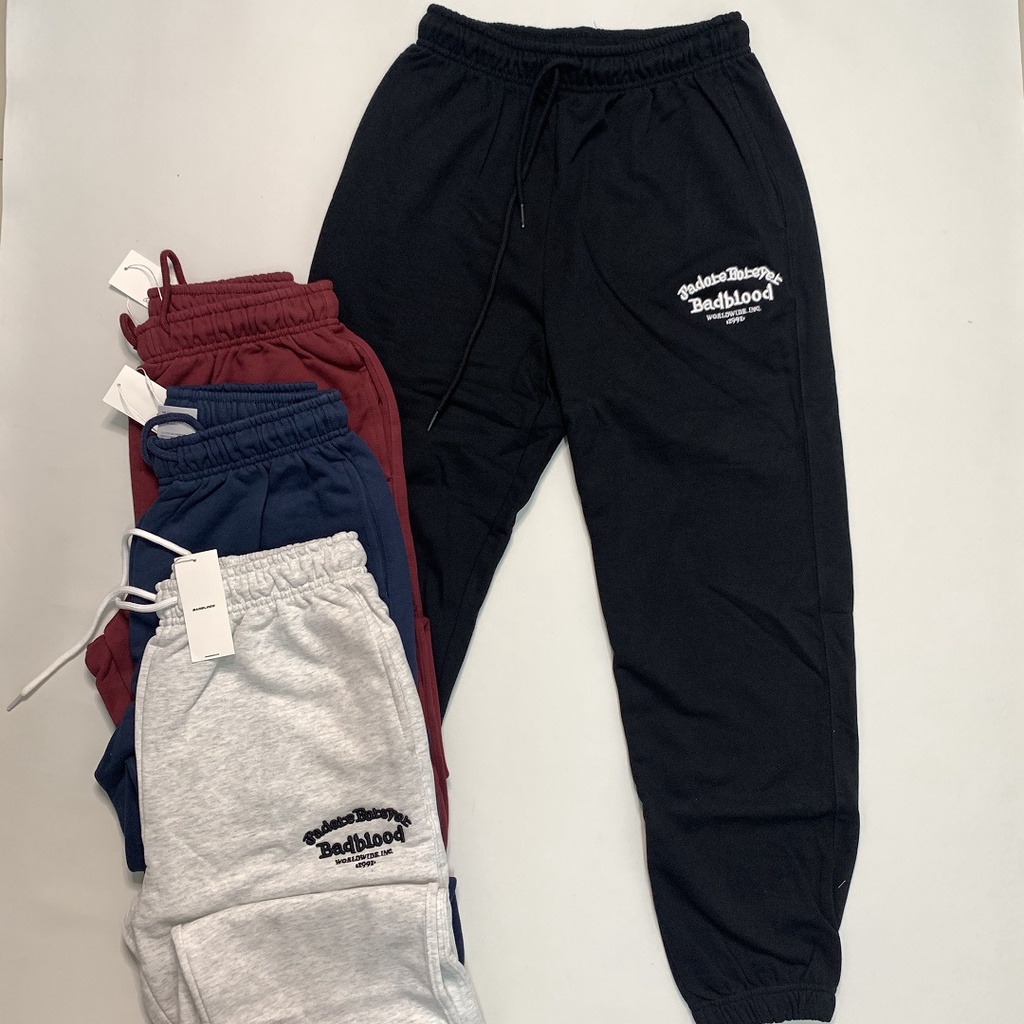 Celana Jogger Badblood Embroidery Jogger Pants
