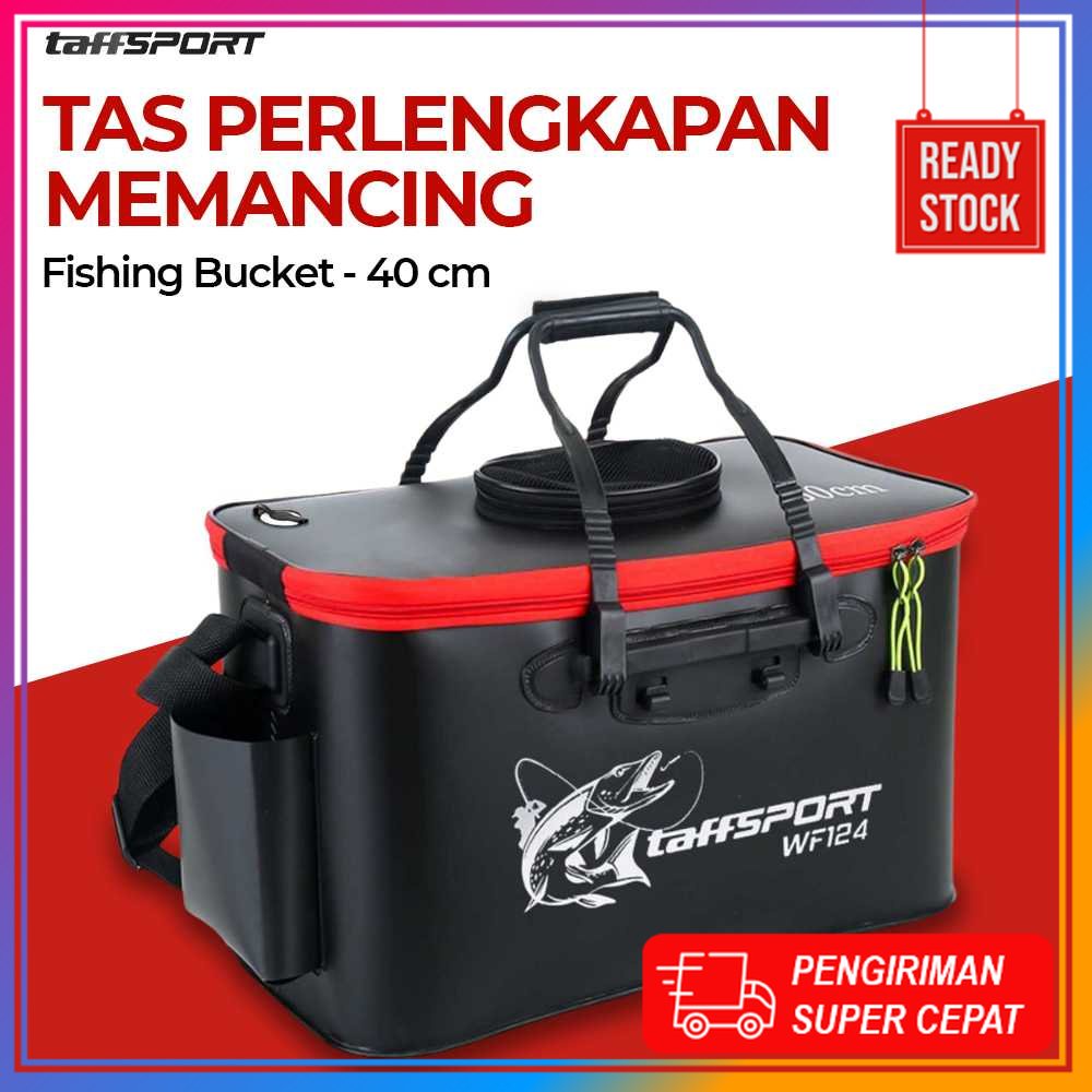 PROMO Tas Perlengkapan Memancing Fishing Bucket 40 CM - WF124 Toko Pancingan Alat Pancing Mancing Le