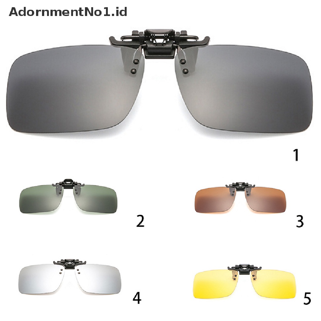 [AdornmentNo1] 2019baru Terpolarisasi Klip Kacamata Hitam Klip Miopia Fashion UV Protection Clips Ins [ID]