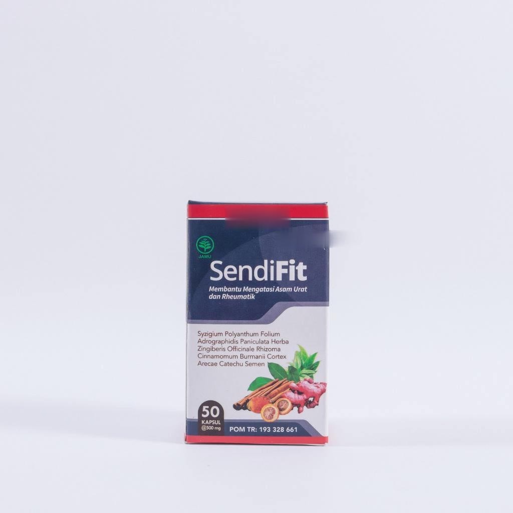 SendiFit - Obat Herbal Asam Urat, Rematik, Nyeri Sendi dan Tulang, Radang Sendi, Nyeri Otot, Pegal Linu, Encok, Syaraf Kejepit, Kesemutan dan Kebas 100% Original Sudah BPOM &amp; Halal MUI