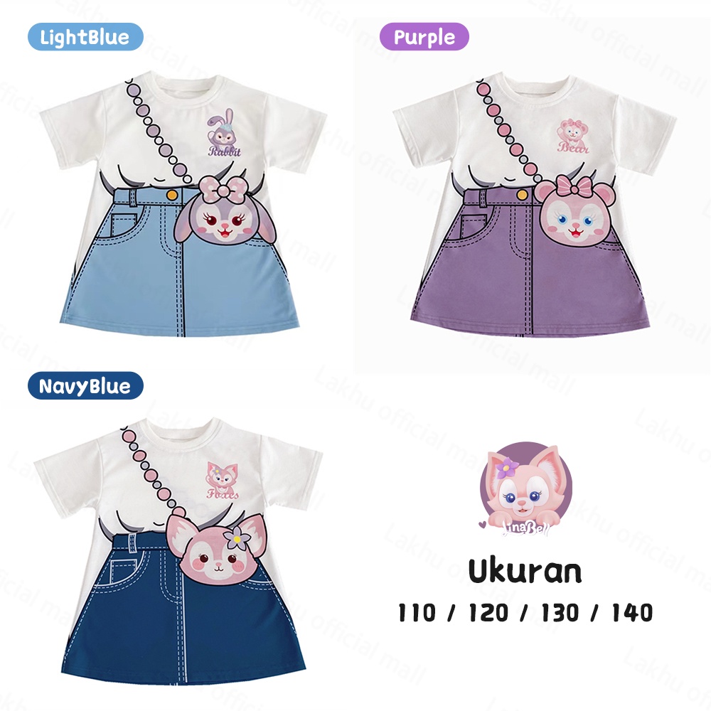 Lakhu Gaun Anak Perempuan Baru/ Baju Anak Perempuan Gaun Mini Bayi Perempuan/ Rok Kasual Bayi Perempuan