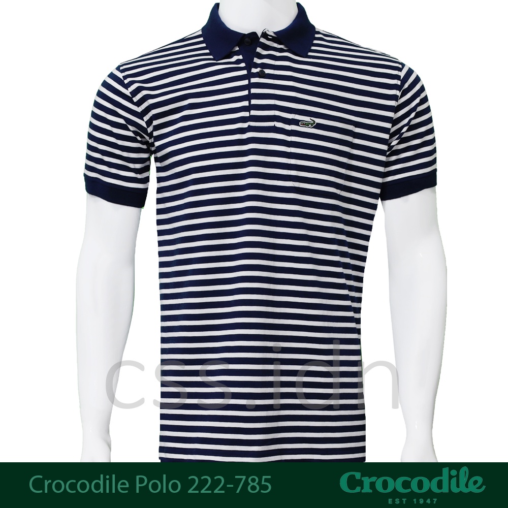 Kaos Kerah Polo Pria Crocodile Slim Fit 222-785