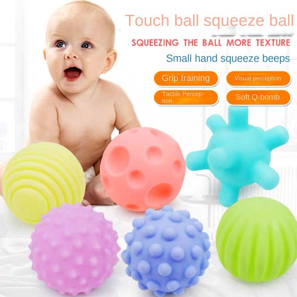 Mxbeauty Mainan Bayi Bola Set 6 Pcs Mainan Untuk Anak-Anak Lembut Training Ball Pesta Dan Kegiatan Keluarga Fun Outdoor Games Baby Training Ball