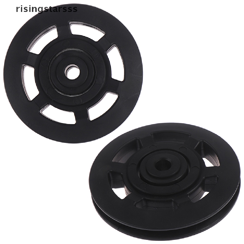 Rsid Span-new 95mm Hitam Bantalan Pulley Roda Kabel Peralatan Gym Part Wearproof Jelly