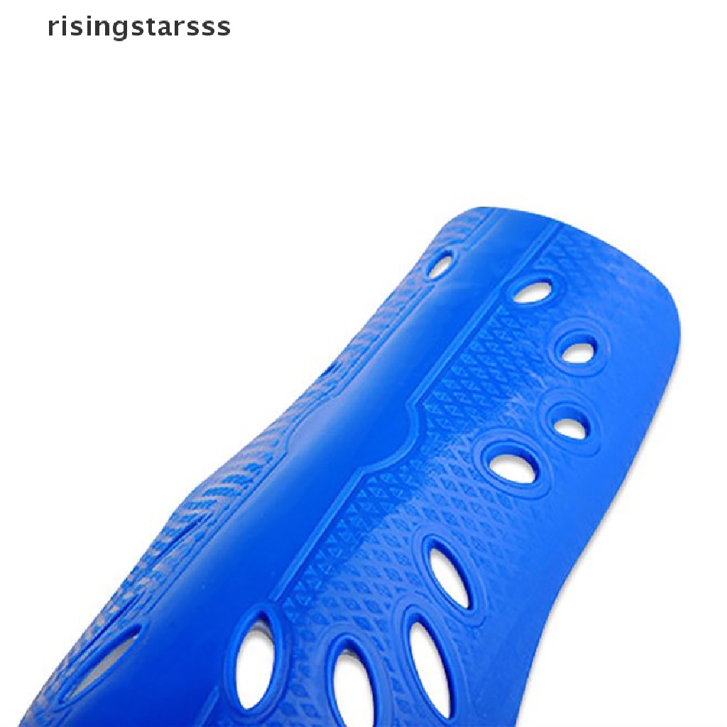 Rsid Span-new 1pasang Football Shin Pads Plastik Pelindung Sepak Bola Pelindung Kaki Untuk Anak-Anak Dewasa Alat Pelindung Bernapas Shin Guard Jelly
