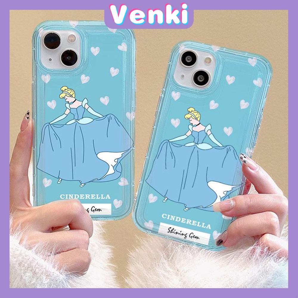 Case For iPhone 14 Pro Max Soft TPU Jelly Airbag Case Cute Cartoon Princess Camera Protection Shockproof For iPhone 14 13 12 11 Plus Pro Max 7 Plus X XR