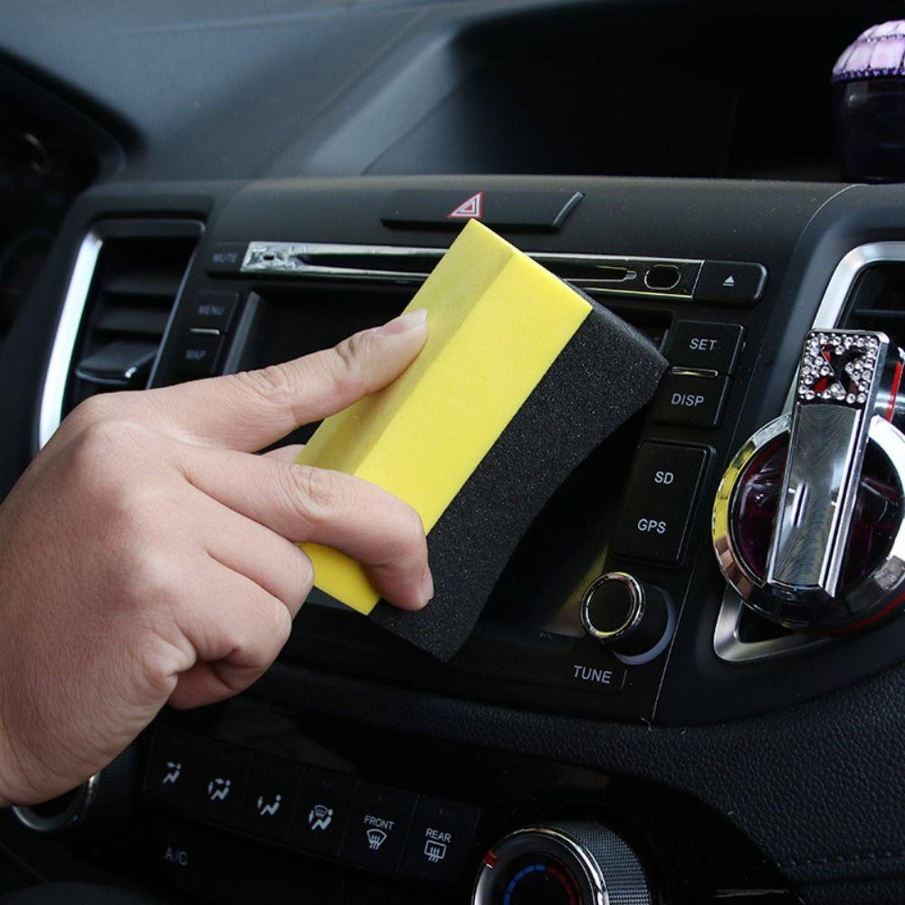 Populer 1/2Pcs Spons Pembersih Roda Mobil Aksesoris Baru Water Suction Sponge Pad