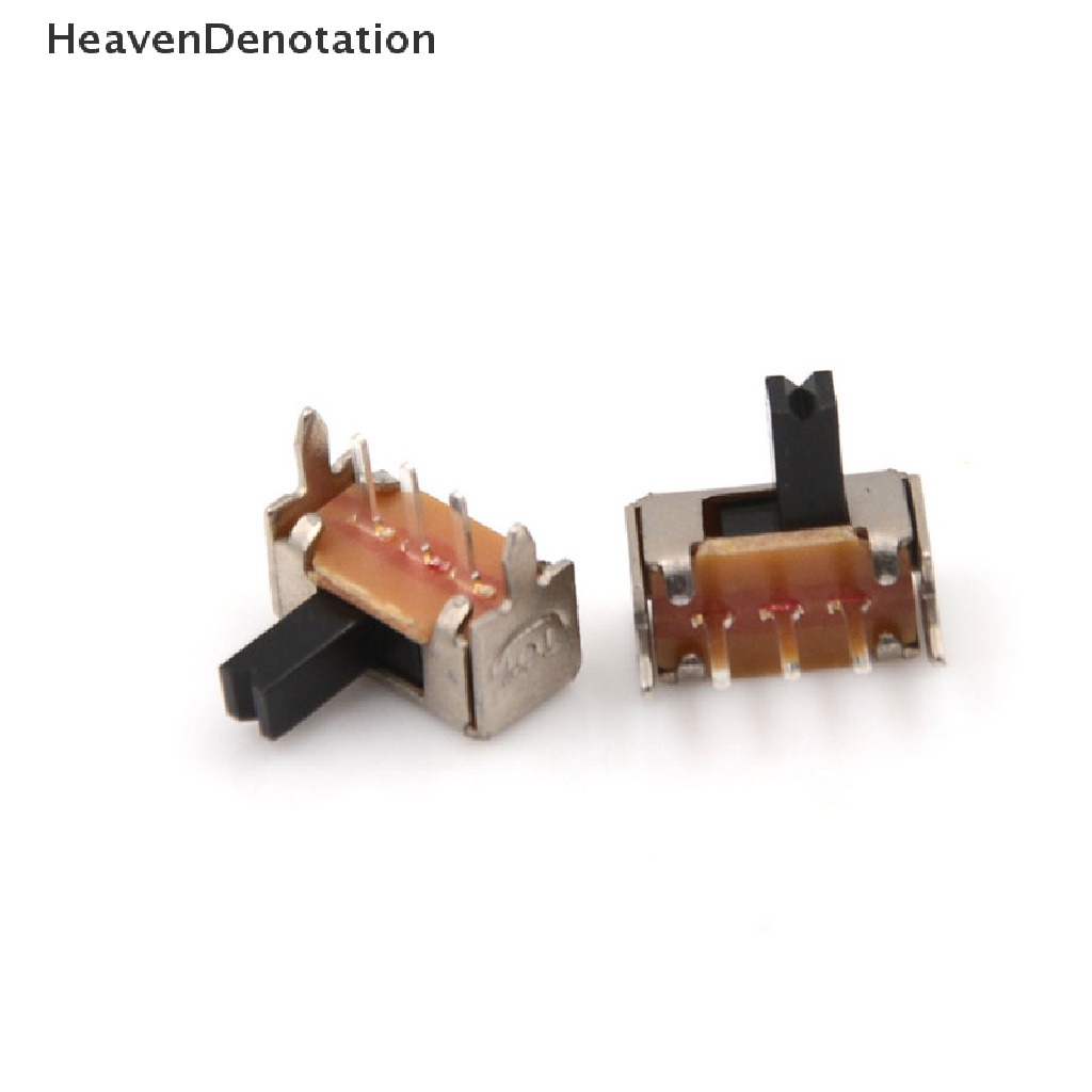 [HeavenDenotation] 10pcs/set SK12D07 Saklar Slide Sudut Kanan Power Switch 3P SPDT 2mm Pitch 10pcs HDV