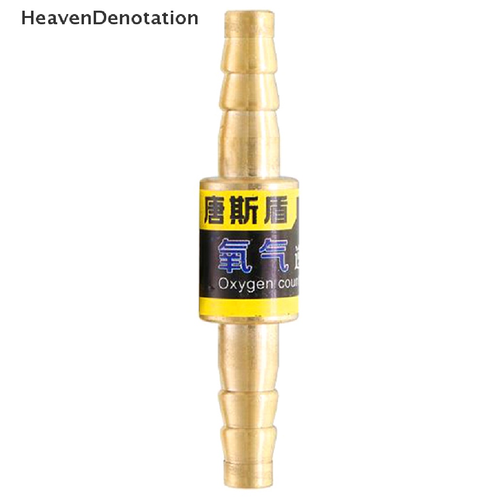 [HeavenDenotation] 1pcs Pipa Flashback Arrestors Bahan Bakar Acetylene &amp; Oksigen Check Safety Valve HDV