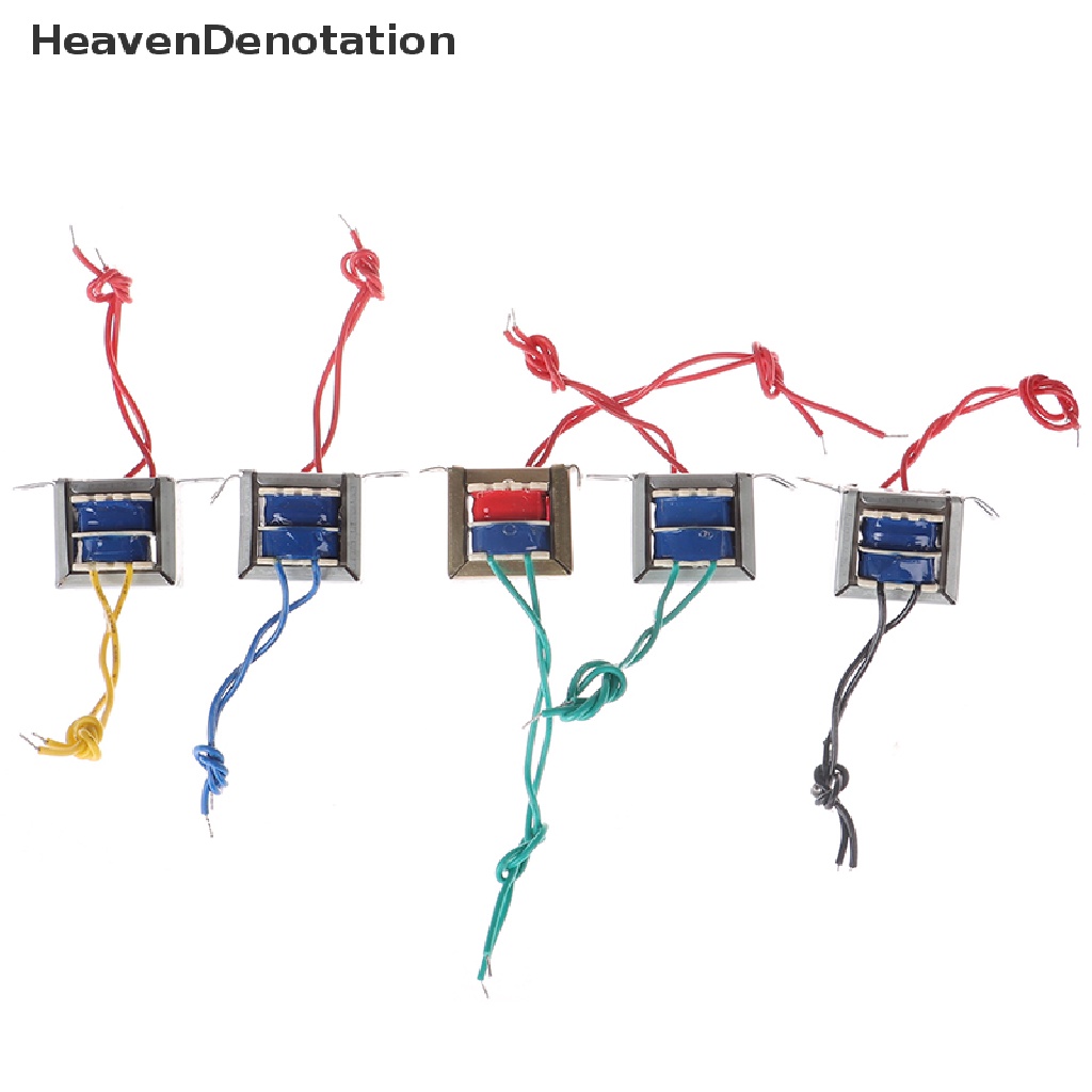 [HeavenDenotation] Ac 6V-24V Tegangan Output 1W EI Copper Core Input 220V Voltage Copper Transformer HDV